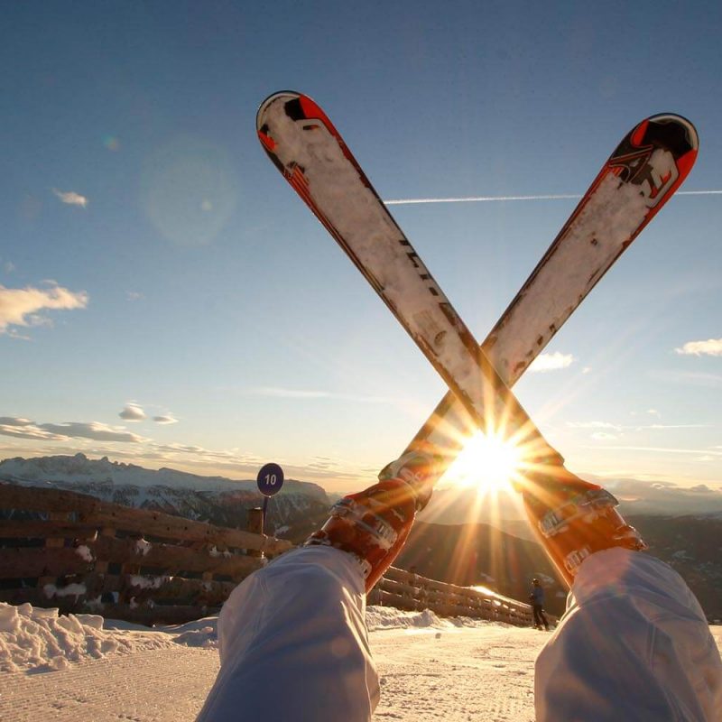 Winter vacation and skiing ski resort Plose South Tyrol