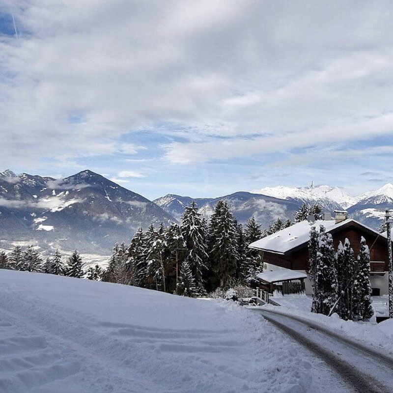 Winter vacation and skiing ski resort Plose South Tyrol